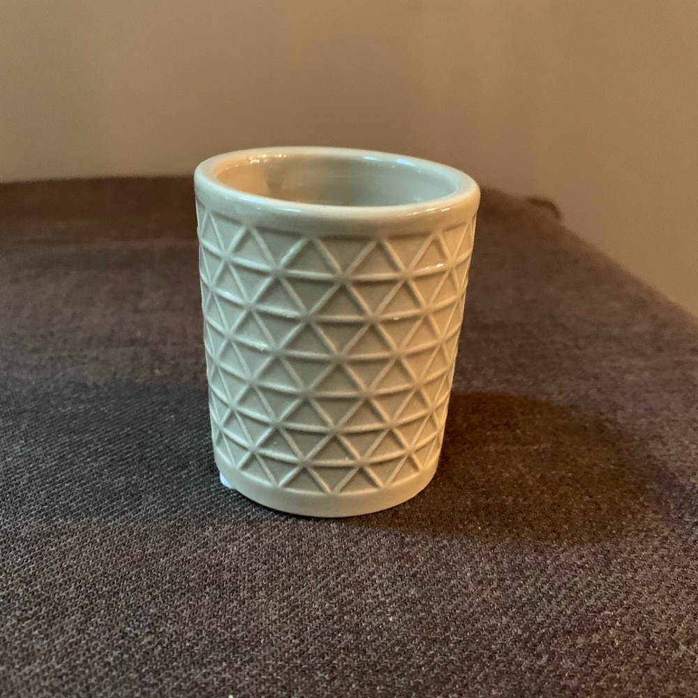 Geometric Patterned Ceramic Cup